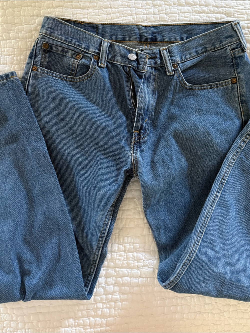 Levi's Men's Straight Jeans - Medium Blue